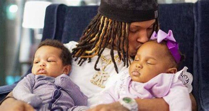 King Von with his children King Von with his children